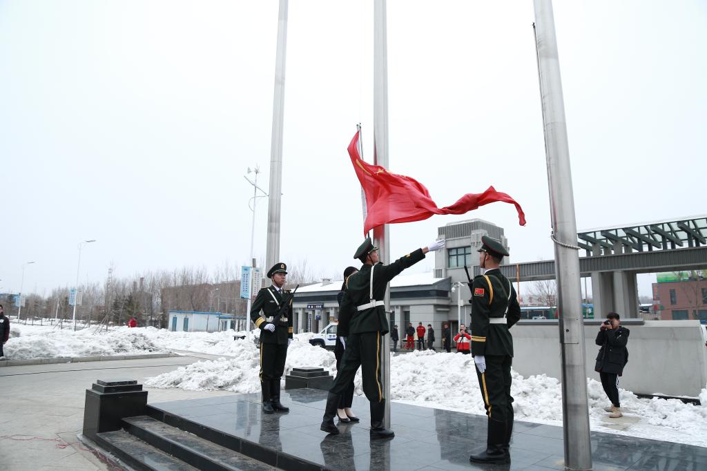 国旗护卫队升旗